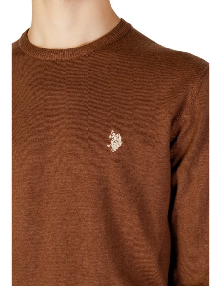 Pull homme U.S. Polo Assn. camel