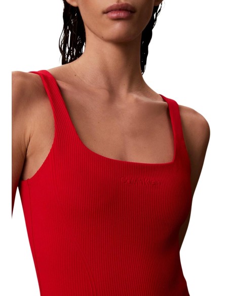 Maillot de Bain Femme Rouge Calvin Klein Jeans – One Piece