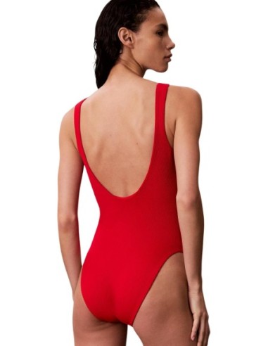 Maillot de Bain Femme Rouge Calvin Klein Jeans – One Piece