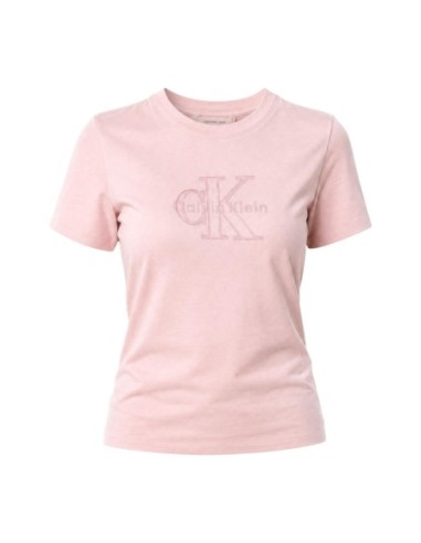 T-Shirt Femme Rose Calvin Klein Jeans – Style Moderne