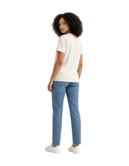 T-Shirt Femme Blanc Calvin Klein Jeans – Style Épuré