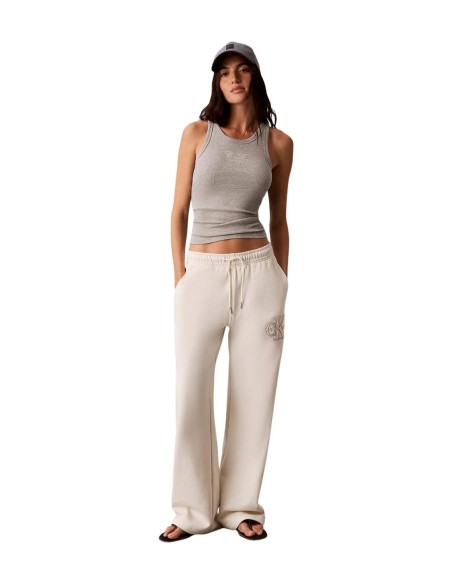 Pantalon Femme Blanc Calvin Klein Jeans – Casual Chic