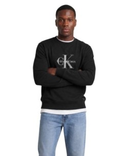 Sweat Homme Noir Calvin Klein Jeans – Style Graphique