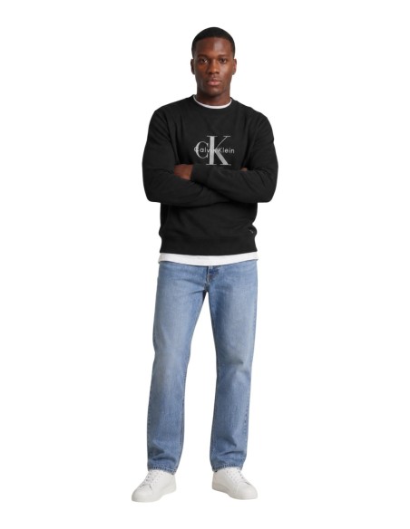 Sweat Homme Noir Calvin Klein Jeans – Style Graphique