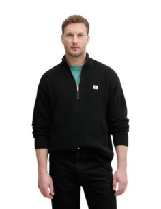 Pull Homme Noir Calvin Klein Jeans – Zip Moderne