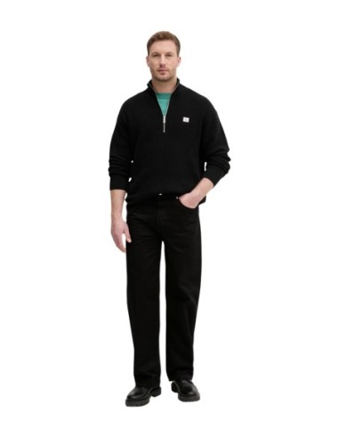 Pull Homme Noir Calvin Klein Jeans – Zip Moderne