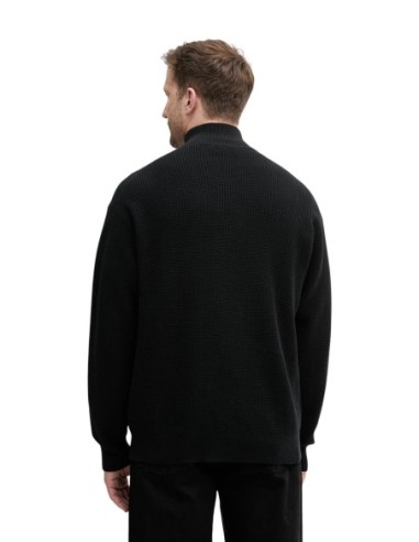 Pull Homme Noir Calvin Klein Jeans – Zip Moderne