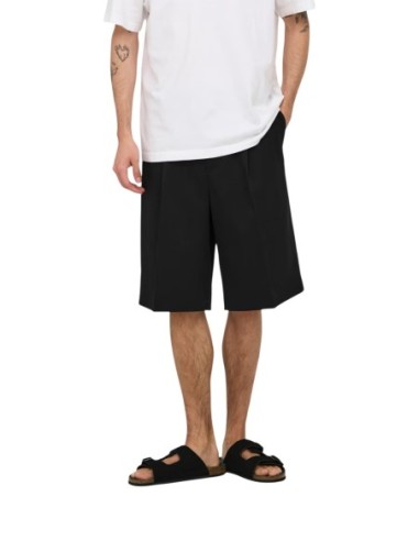 Bermuda Homme Noir Only & Sons – Style Tailored