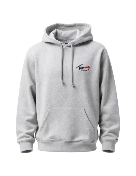 Sweat Homme Gris Tommy Hilfiger Jeans – Capuche