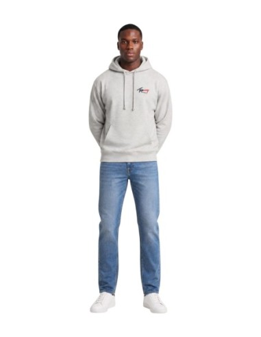 Sweat Homme Gris Tommy Hilfiger Jeans – Capuche