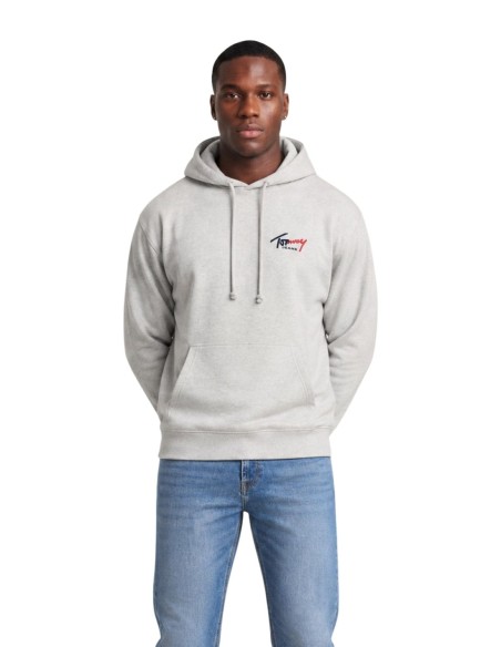 Sweat Homme Gris Tommy Hilfiger Jeans – Capuche