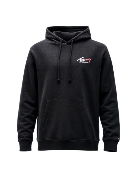 Sweat Homme Noir Tommy Hilfiger Jeans – Capuche