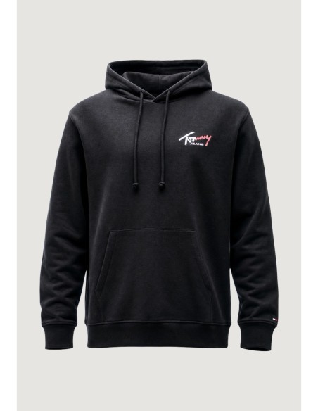 Sweat Homme Noir Tommy Hilfiger Jeans – Capuche