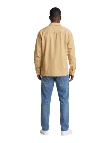 Chemise Homme Beige Tommy Hilfiger Jeans – Coton Bio