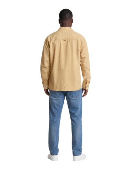 Chemise Homme Beige Tommy Hilfiger Jeans – Coton Bio