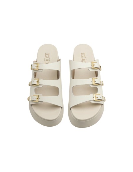 Sandales Femme Blanches Cult Janis – Cuir Premium