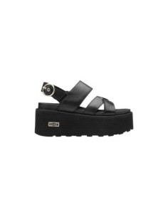 Sandales Femme Noires Cult Nancy – Plateforme Cuir