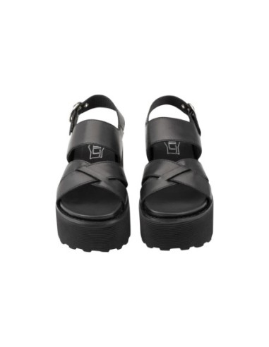 Sandales Femme Noires Cult Nancy – Plateforme Cuir