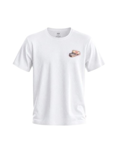 Levi’s T-Shirt Homme Blanc Relaxed Fit – Style Graphique