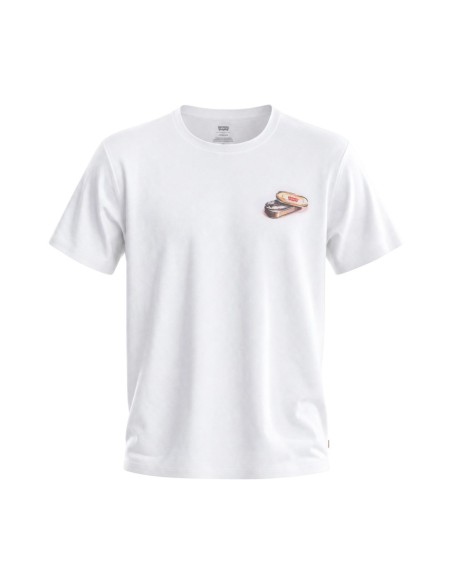 Levi’s T-Shirt Homme Blanc Relaxed Fit – Style Graphique