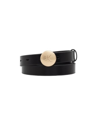 Ceinture noire cuir femme Calvin Klein