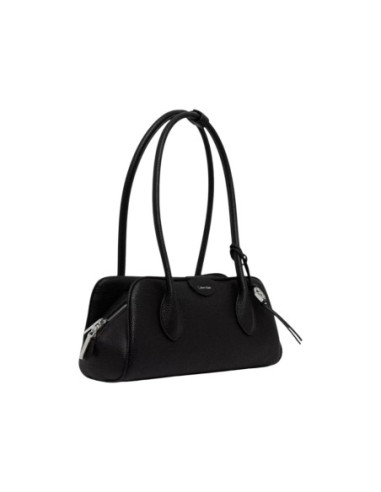 Sac épaule noir élégant avec rangements intérieurs | Calvin Klein