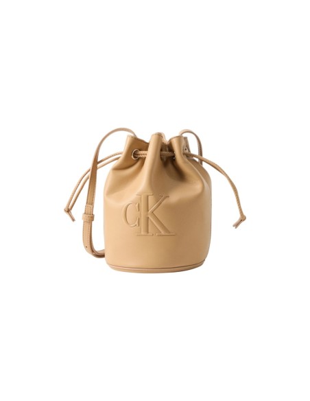 Sac seau beige femme Calvin Klein
