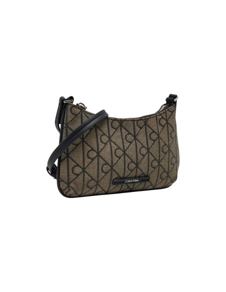 Mini sac jacquard noir femme Calvin Klein