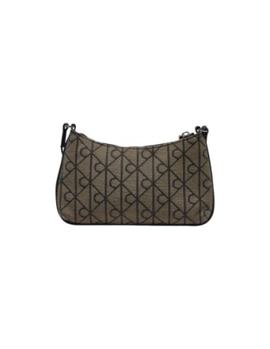 Mini sac jacquard noir femme Calvin Klein