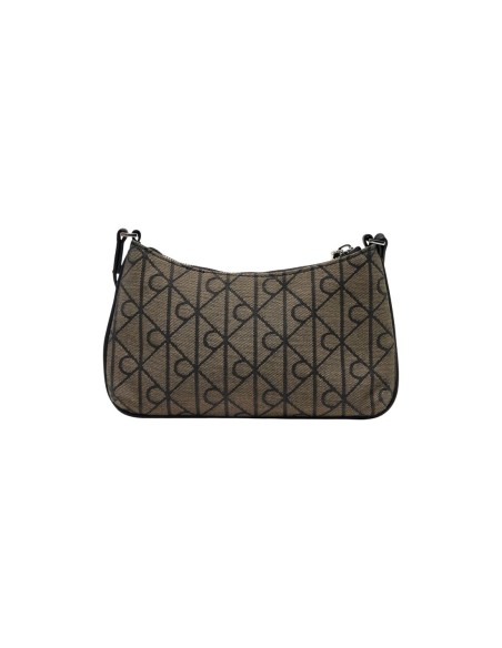 Mini sac jacquard noir femme Calvin Klein