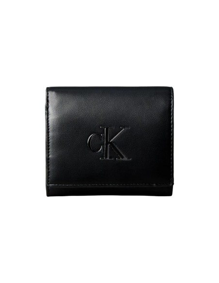 Portefeuille noir synthétique Calvin Klein femme