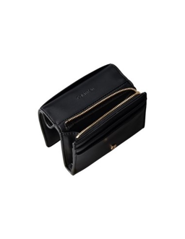 Portefeuille noir synthétique Calvin Klein femme