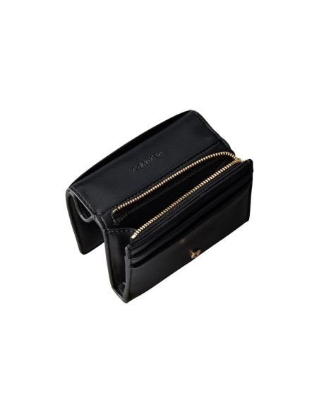 Portefeuille noir synthétique Calvin Klein femme