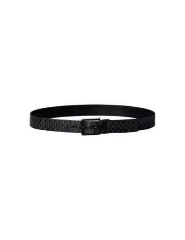 Ceinture noire tissu homme Calvin Klein