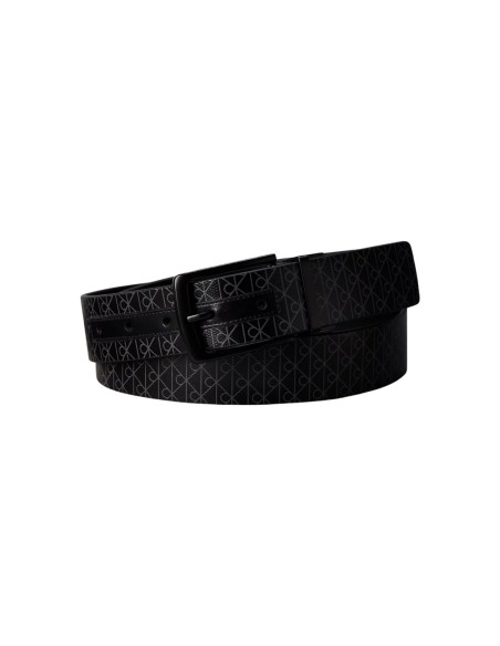 Ceinture noire tissu homme Calvin Klein