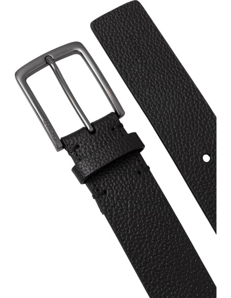 Ceinture noire cuir homme Calvin Klein