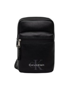 Sac bandoulière noir compact à fermeture zippée | Calvin Klein