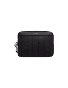 Pochette cuir noire zippée | Calvin Klein