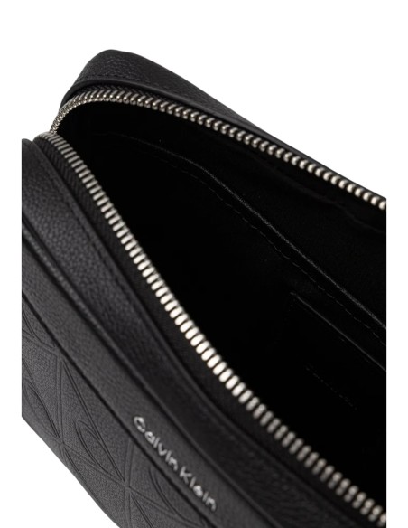 Pochette cuir noire homme Calvin Klein