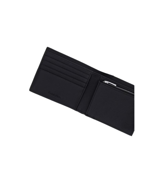 Portefeuille noir cuir motif Calvin Klein homme
