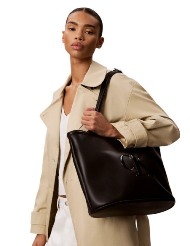 Shopper noir femme Calvin Klein