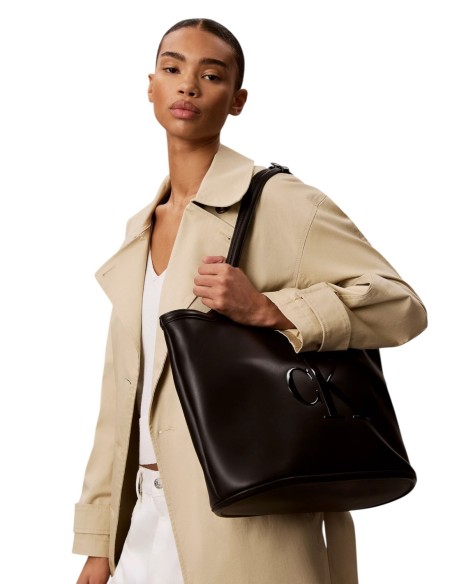 Shopper noir femme Calvin Klein