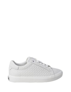 Baskets blanches cuir Calvin Klein femme
