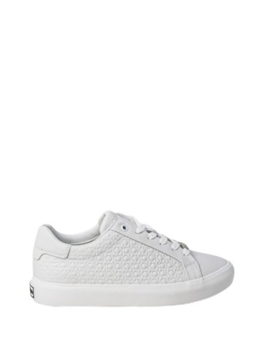 Baskets blanches cuir Calvin Klein femme