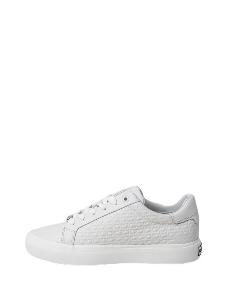 Baskets femme Calvin Klein blanches cuir épurées