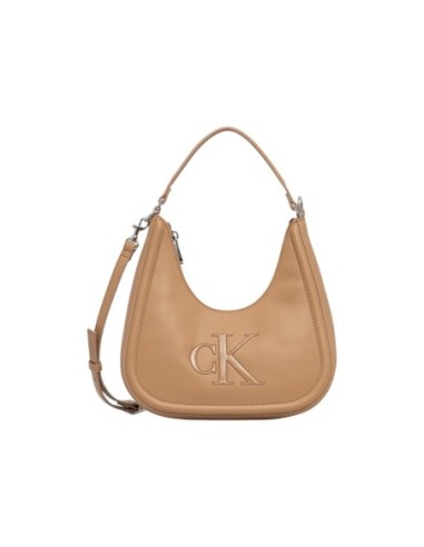 Sac crescent beige femme Calvin Klein