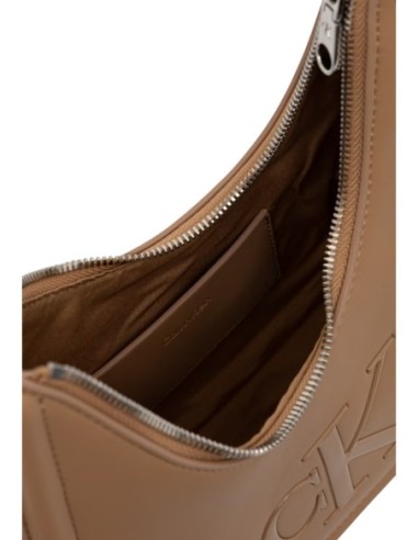Sac crescent beige femme Calvin Klein