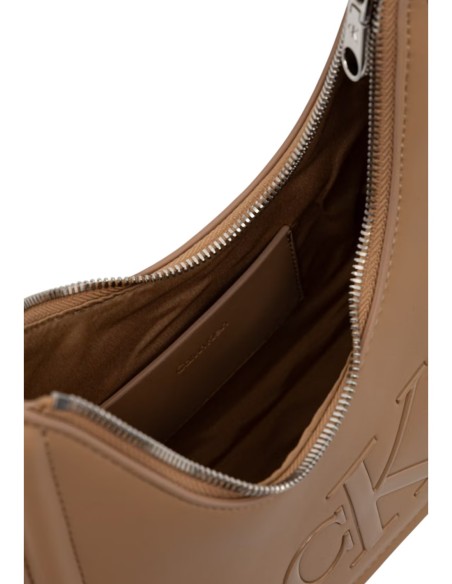 Sac crescent beige femme Calvin Klein