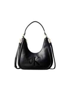 Sac crescent noir femme Calvin Klein
