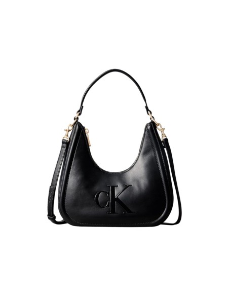 Petit sac crescent noir au style contemporain | Calvin Klein